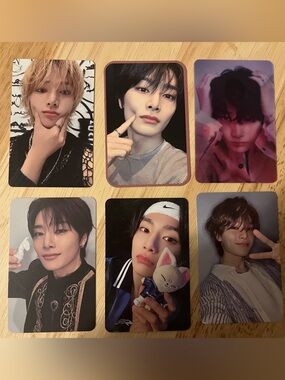 Set of six OFFICIAL I.N of Stray Kids photocards (set # 3)